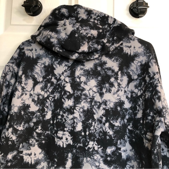 Splattered Charcoal-Blue Champion Hoodie - Picture 14 of 15